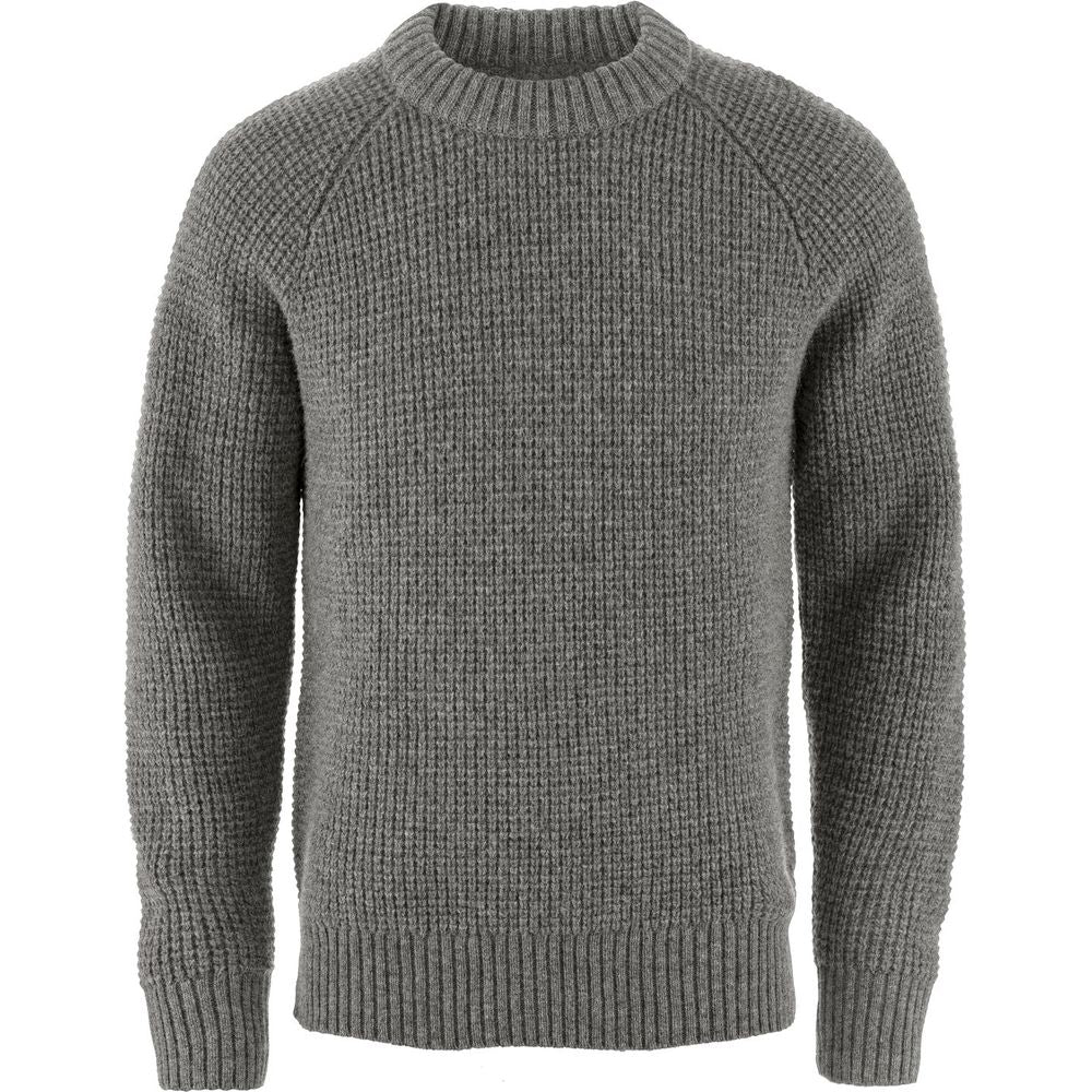 Fjällräven Övik Waffle Knit Herren Pullover grau Produktbild 0