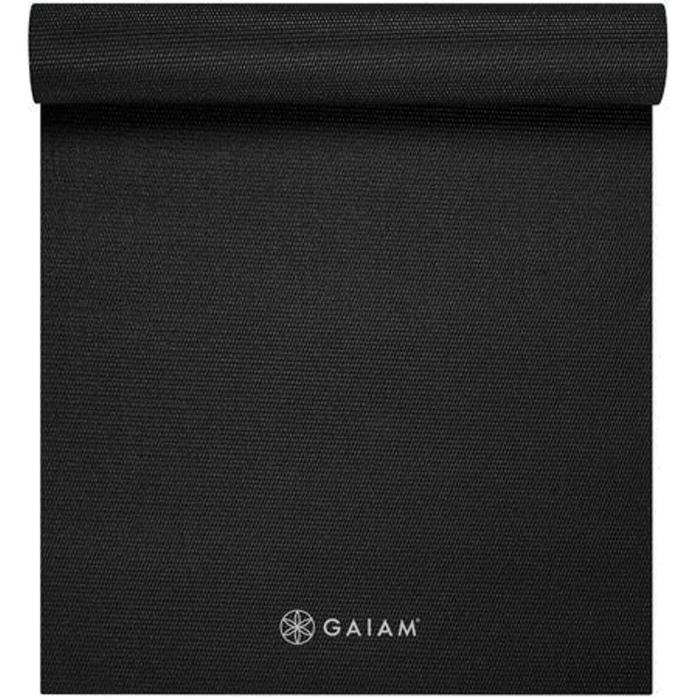 Gaiam Gaiam Black Yogamatte 5mm Solid schwarz Produktbild 0