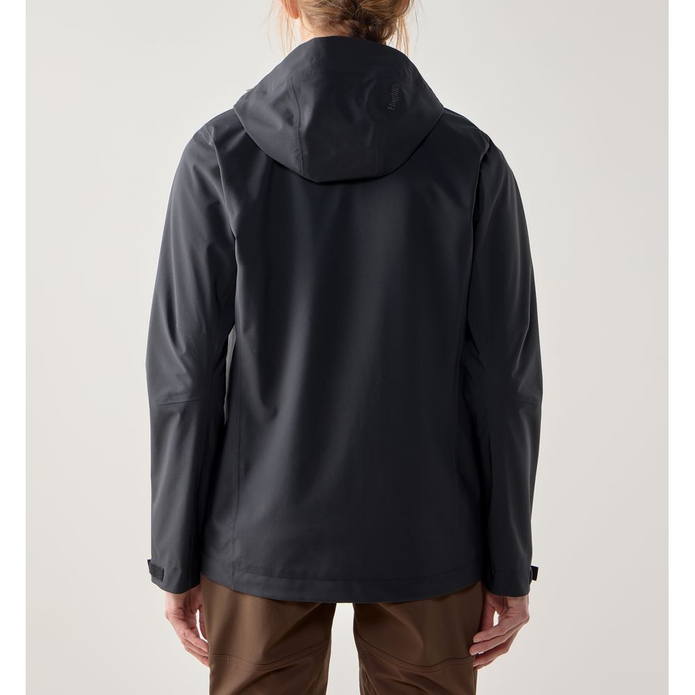 Haglöfs Breeze Proof Jacket Damen Outdoorjacke true-black Produktbild 3