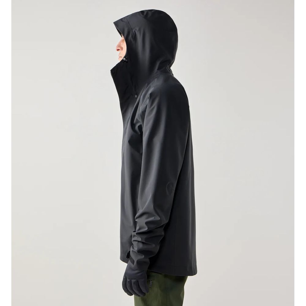 Haglöfs Breeze Proof Jacket Herren Regenjacke true-black Produktbild 8
