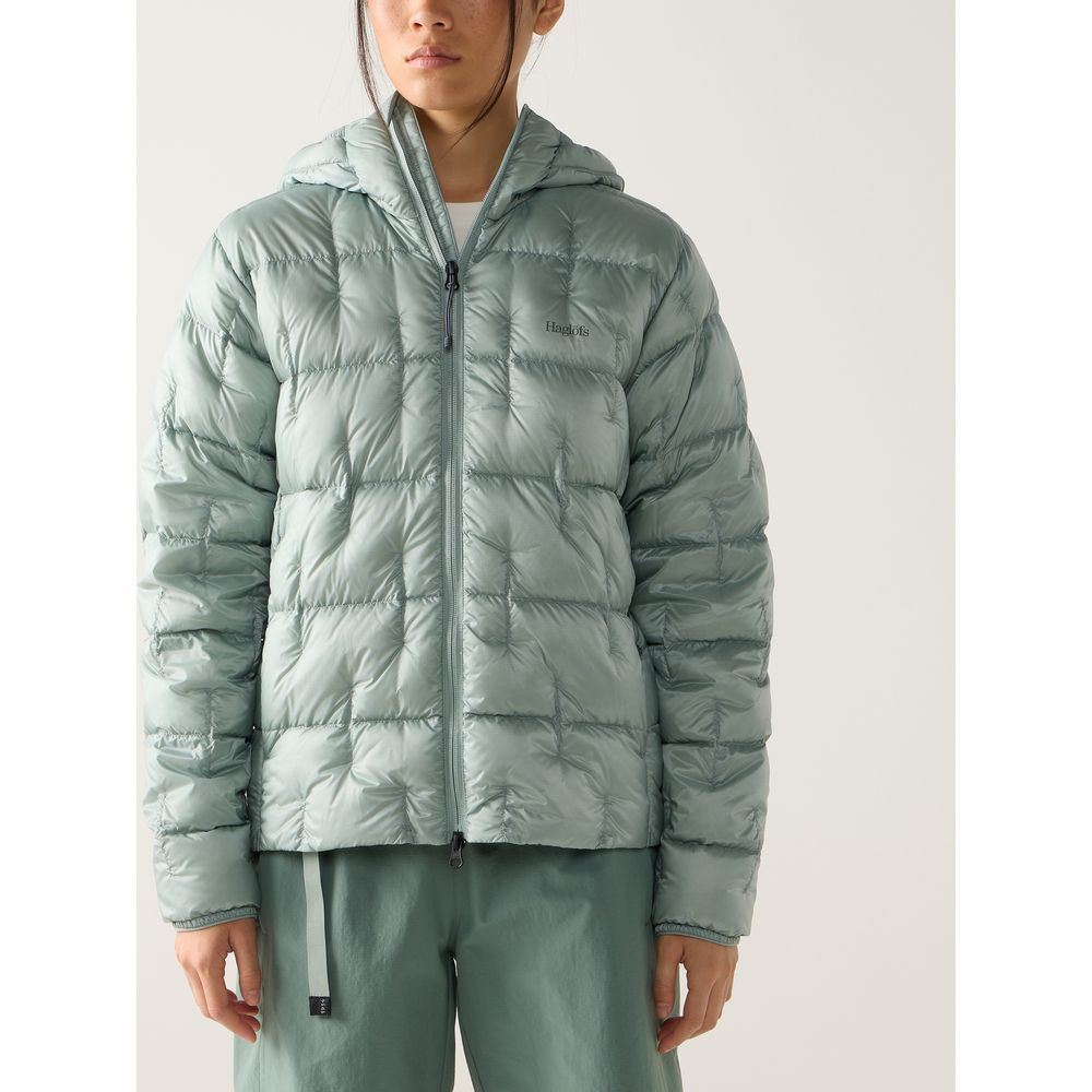 Haglöfs Hede Down Hood Daunenjacke Damen dew-green Produktbild 2