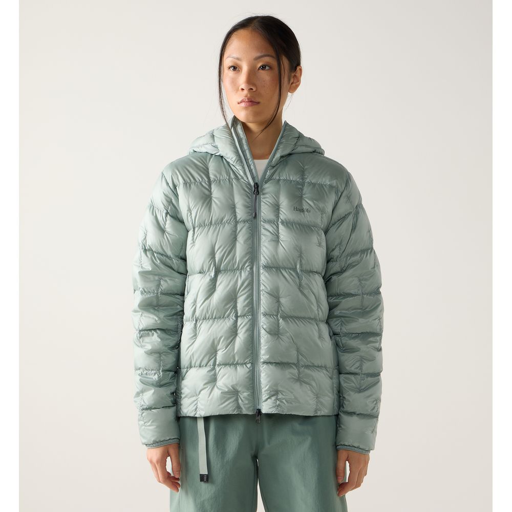 Haglöfs Hede Down Hood Daunenjacke Damen dew-green Produktbild 7