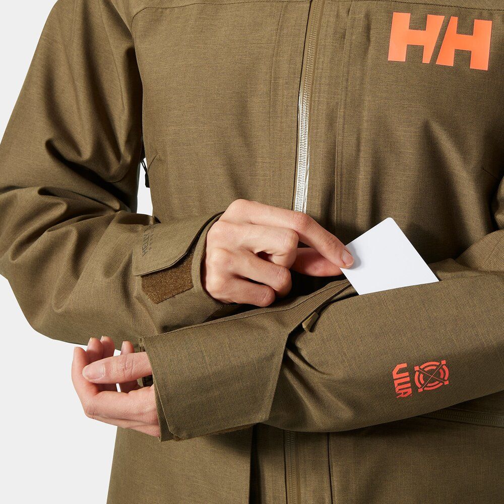 Helly Hansen Damen Powderqueen 3.0 Skijacke sepia Produktbild 5