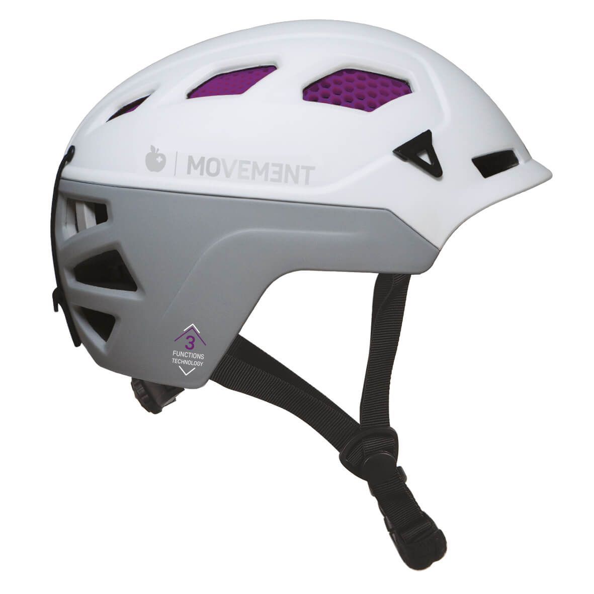 Movement 3Tech Alpi Honeycomb grey/white/purple Women Skitourenhelm Produktbild 0