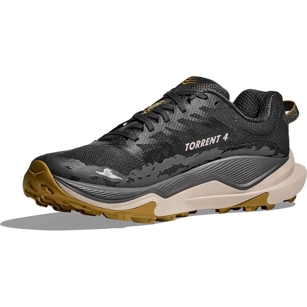 Hoka M Torrent 4 Herren Trailrunningschuh black-asphalt-grey Produktbild 2