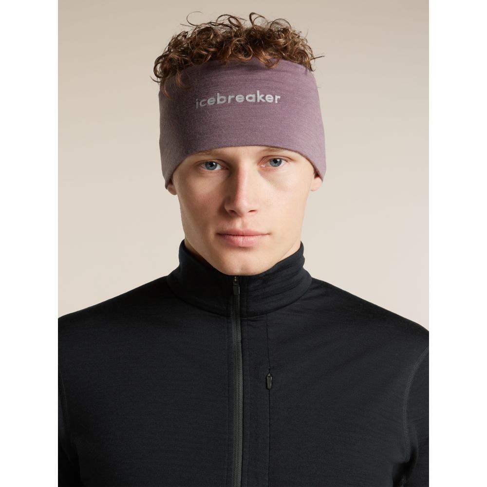Icebreaker Mer 200 Oasis Headband Herren Stirnband grey-plum Produktbild 1