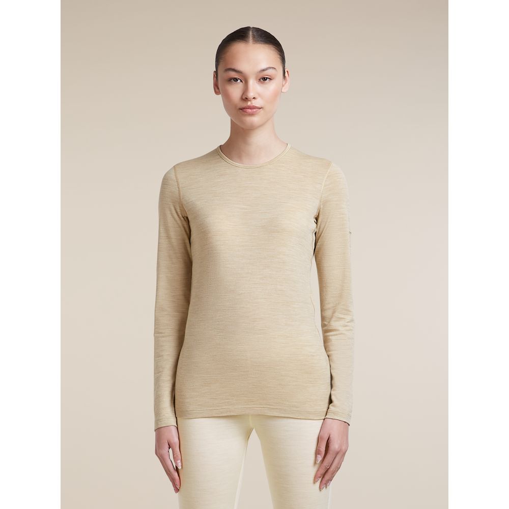 Icebreaker W 200 Oasis LS Crewe Damen Langarmshirt bay-hthr Produktbild 1