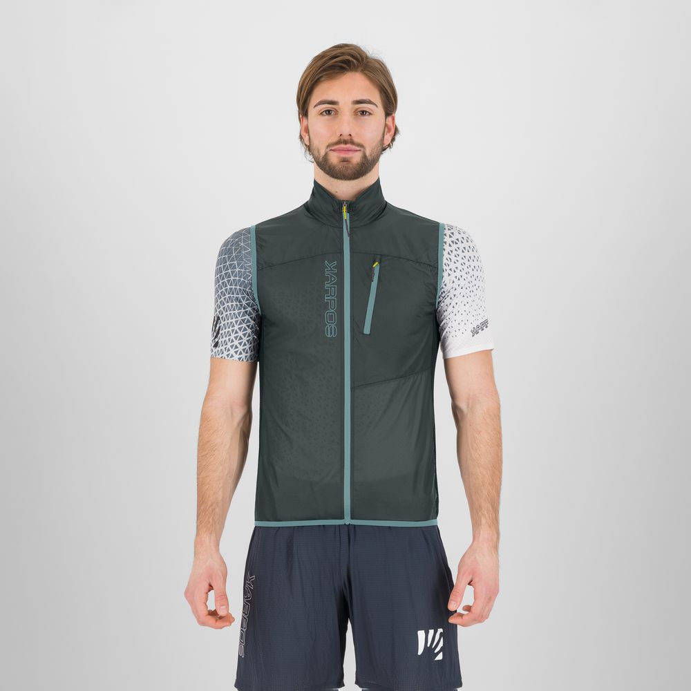 Karpos Lavaredo Wind Herre Weste urban-mineral-blue Produktbild 0