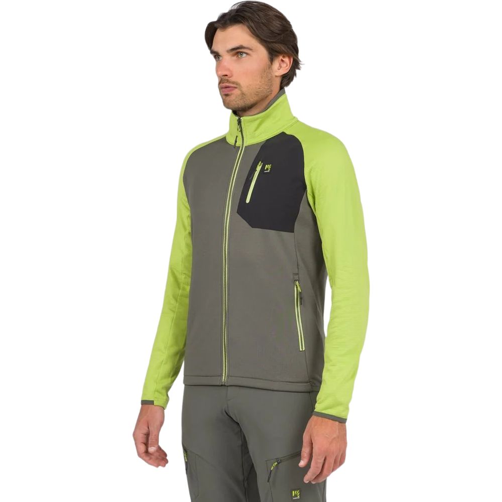 Karpos Odle Evo Full Zip Fleece Herren Midlayer kambaba-dark-citron Produktbild 2