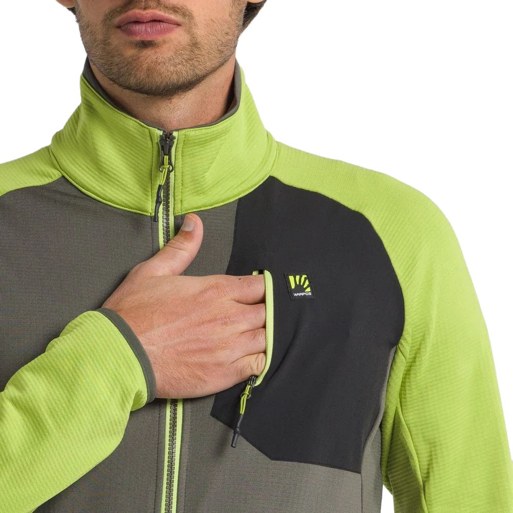 Karpos Odle Evo Full Zip Fleece Herren Midlayer kambaba-dark-citron Produktbild 4