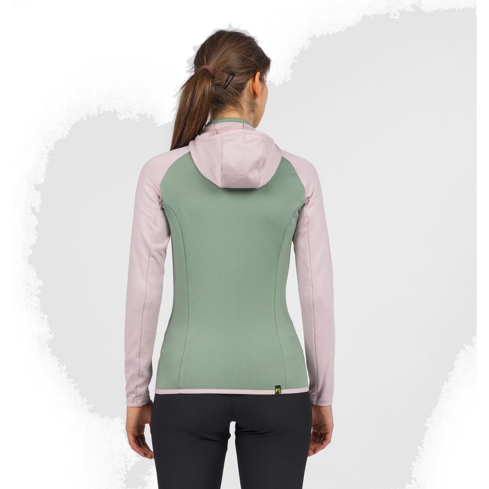 Karpos Odle Evo W Hoodie Full Zip Fleece Damen Midlayer hedge-lilac Produktbild 3