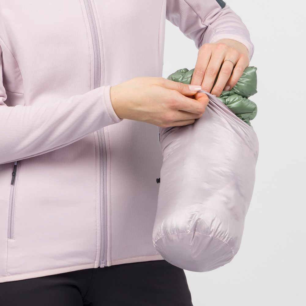 Karpos Philipp Flamm W Hoodie Jacket Damen Daunenjacke hedge Produktbild 6