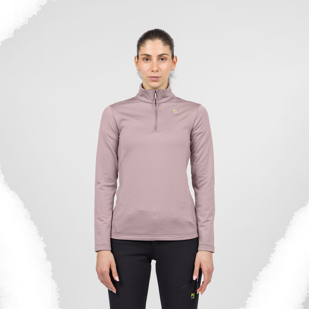 Karpos Pizzocco Evo W Half Zip Fleece Damen Longsleeve lilac Produktbild 0