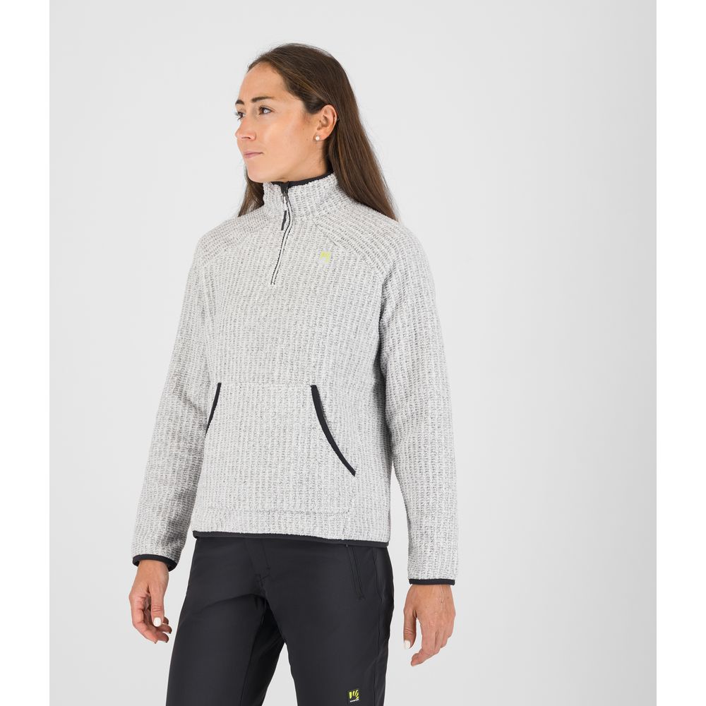 Karpos Rocchetta Crewn Damen Fleece bright white Produktbild 2