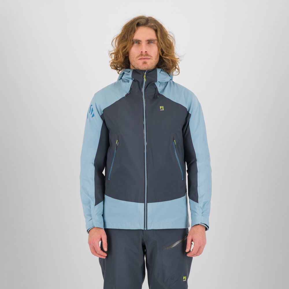 Karpos Storm Evo Herren Hardshelljacke woodlgray smoke blue Produktbild 2