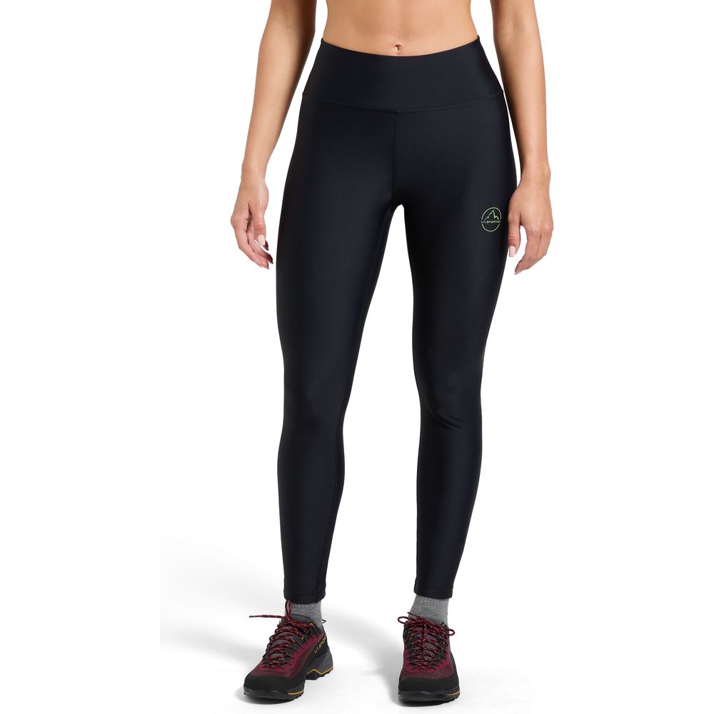 La Sportiva Aerial Leggings Damen Kletterhose black aspen green Produktbild 2