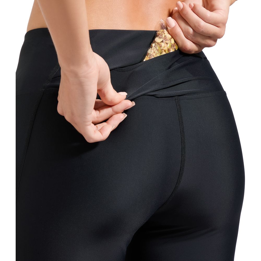 La Sportiva Aerial Leggings Damen Kletterhose black aspen green Produktbild 4