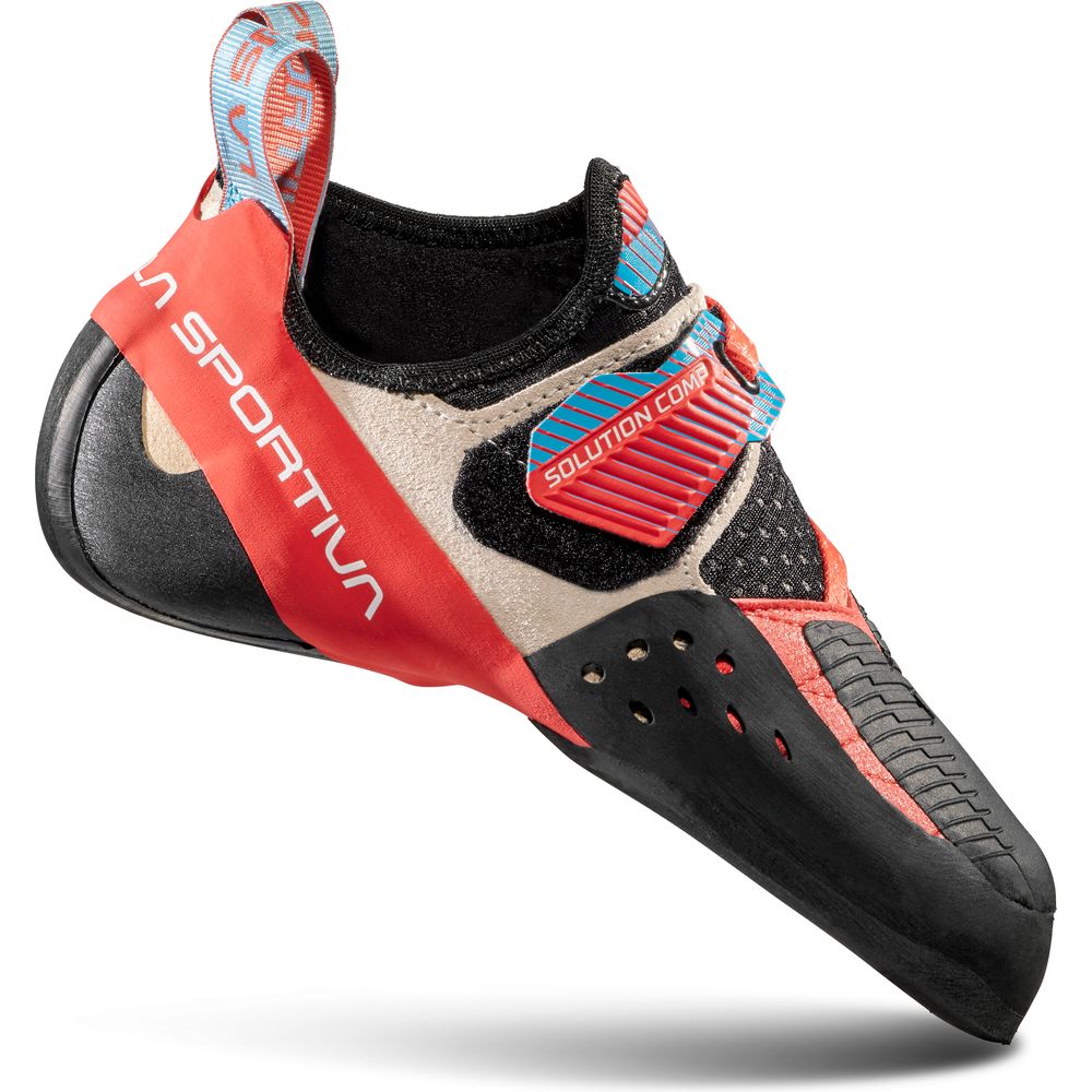 La Sportiva Solution Comp Damen Kletterschuh hibiscus malibu blue Produktbild 0