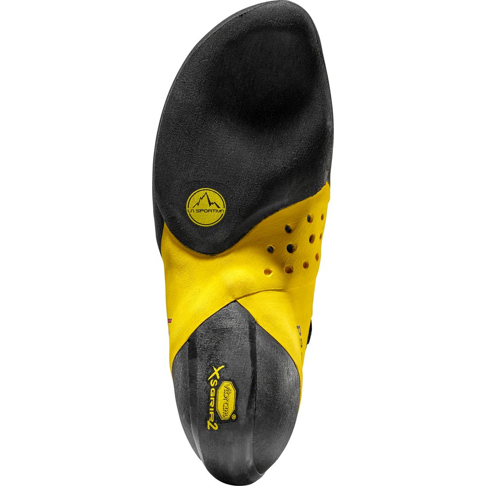 La Sportiva Solution Comp Herren Kletterschuh black yellow Produktbild 1