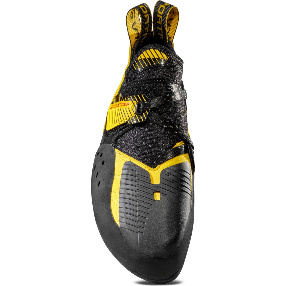 La Sportiva Solution Comp Herren Kletterschuh black yellow Produktbild 2