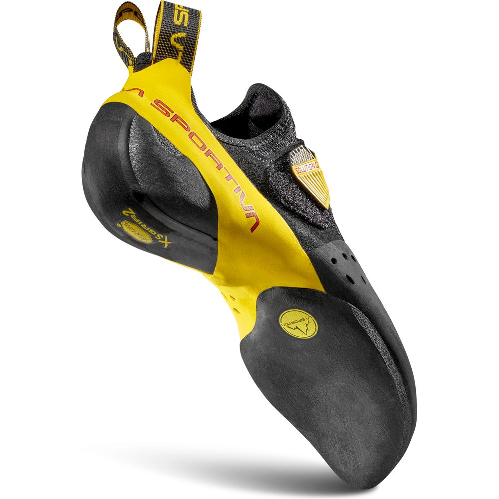 La Sportiva Solution Comp Herren Kletterschuh black yellow Produktbild 5