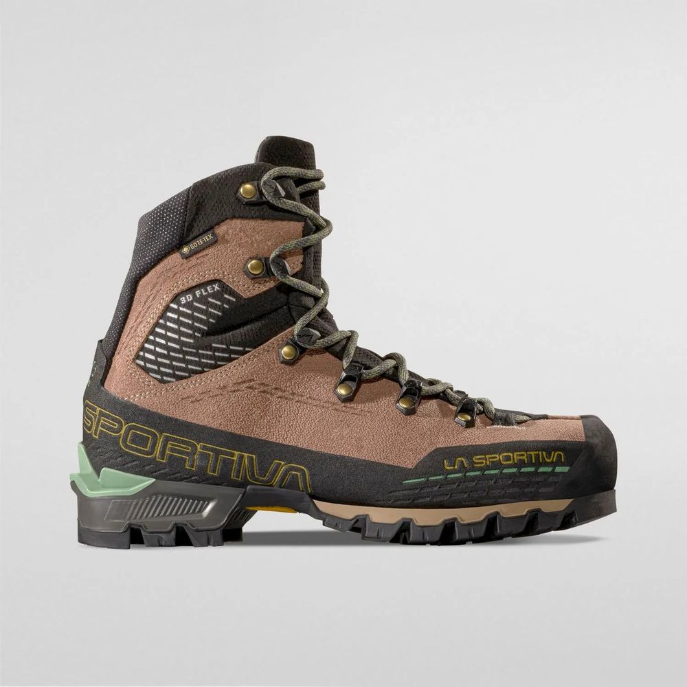 La Sportiva Trango Alpine GTX Damen Bergschuh sand-dune-aspen-green Produktbild 1