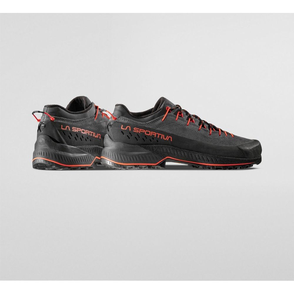 La Sportiva TX4 Evo Herren Zustiegsschuh carbon-cherry-tomato Produktbild 4