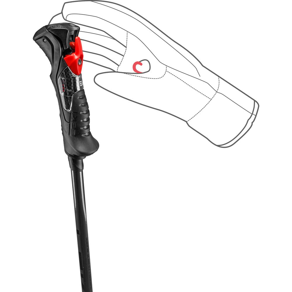 Leki Airfoil 14 TR Skistock schwarz-grau Produktbild 5