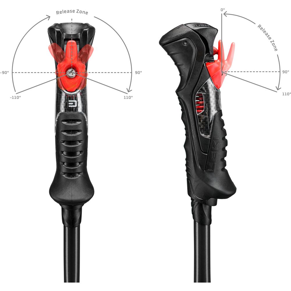 Leki Airfoil 14 TR Skistock schwarz-grau Produktbild 6
