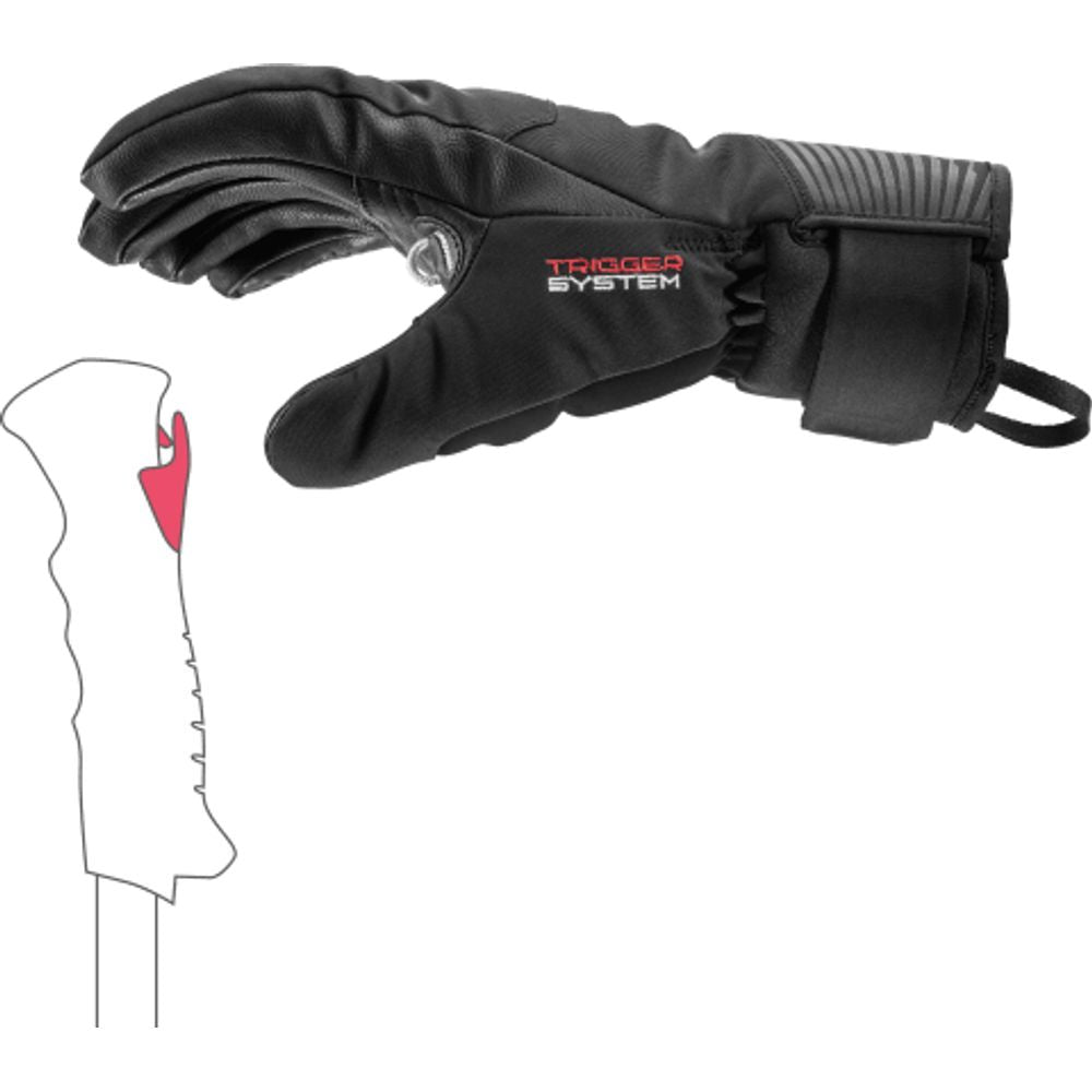 Leki Sparrow 3D Damen Skihandschuh schwarz Produktbild 2