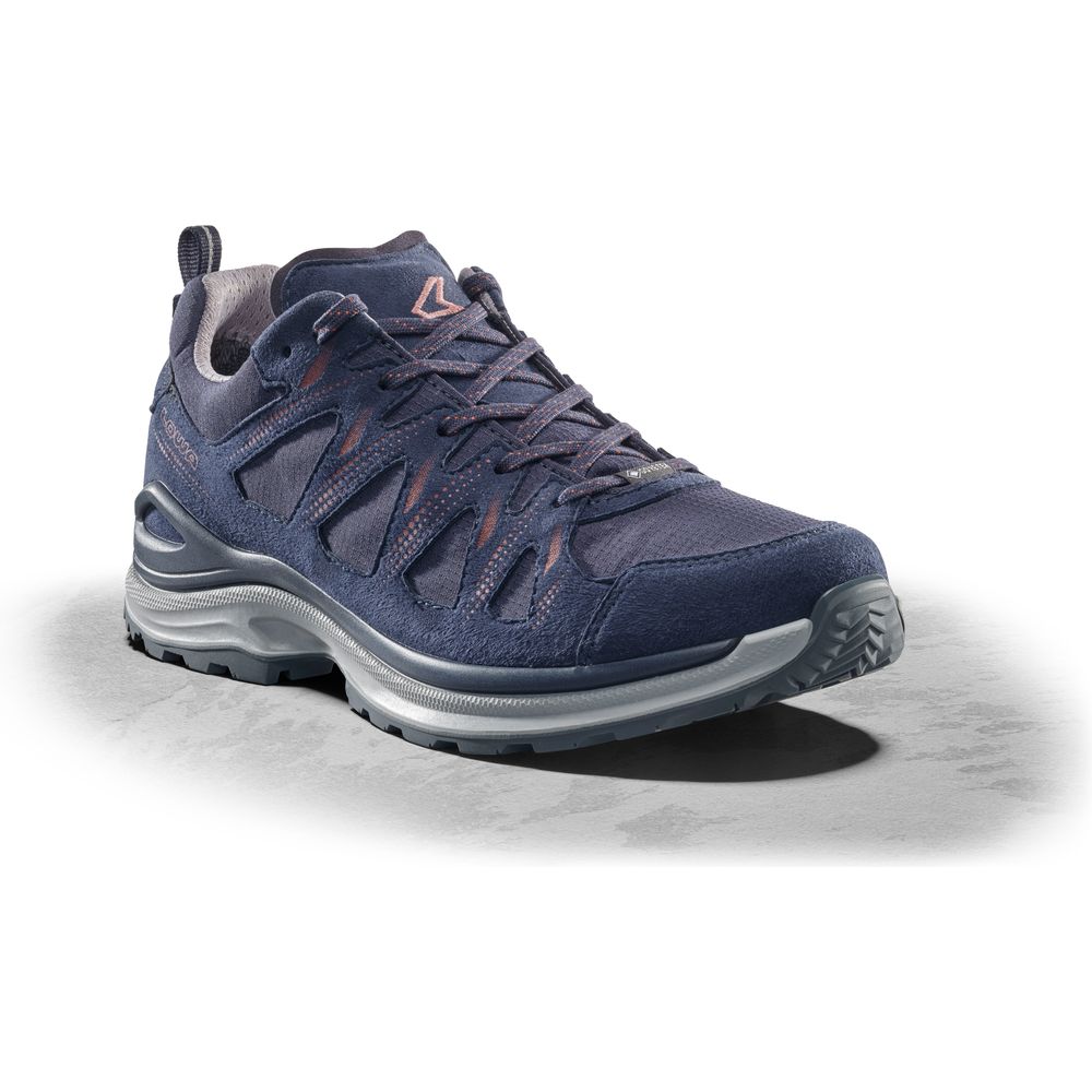 Lowa Innox Evo II GTX WS Damen Wanderschuh navy rotholz Produktbild 3