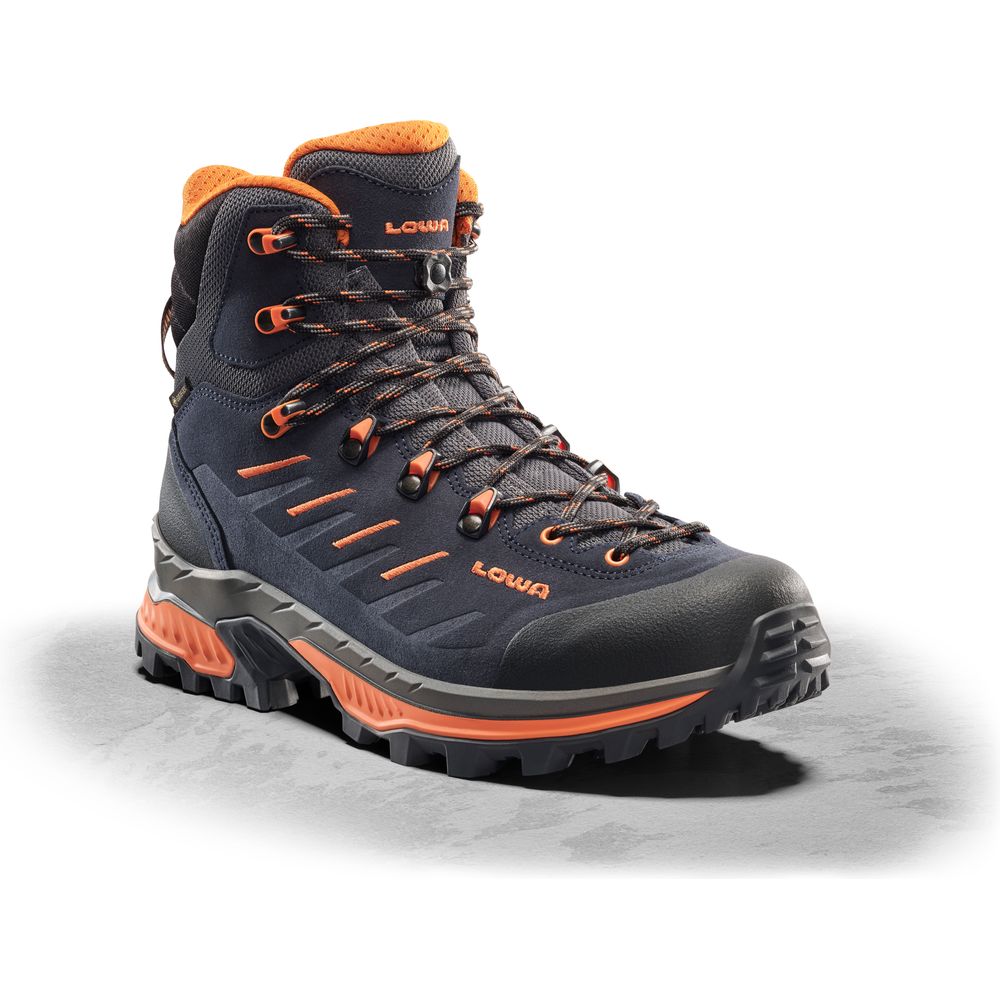 Lowa Randir GTX Mid Herren Wanderschuh navy flame Produktbild 1