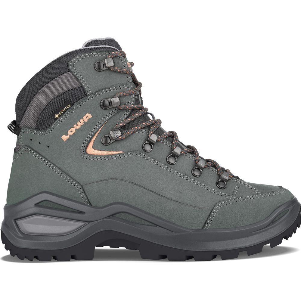 Lowa Renegade Evo GTX Mid WS Damen Wanderschuh Graphit Aprikose Sport Lowa Renegade Evo GTX Mid WS Damen Wanderschuh Graphit Aprikose Sport