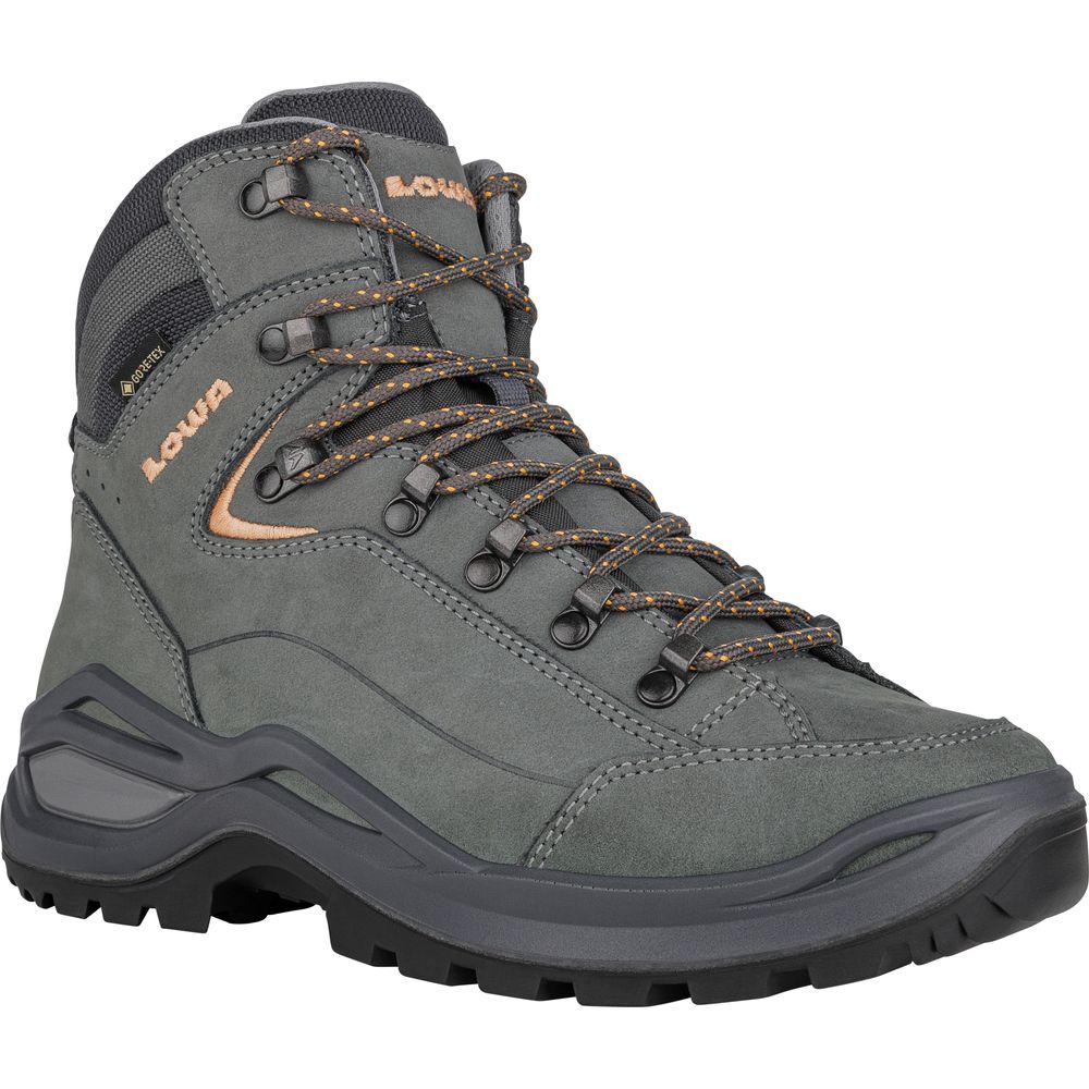 Lowa Renegade Evo GTX Mid WS Damen Wanderschuh graphit aprikose Produktbild 3