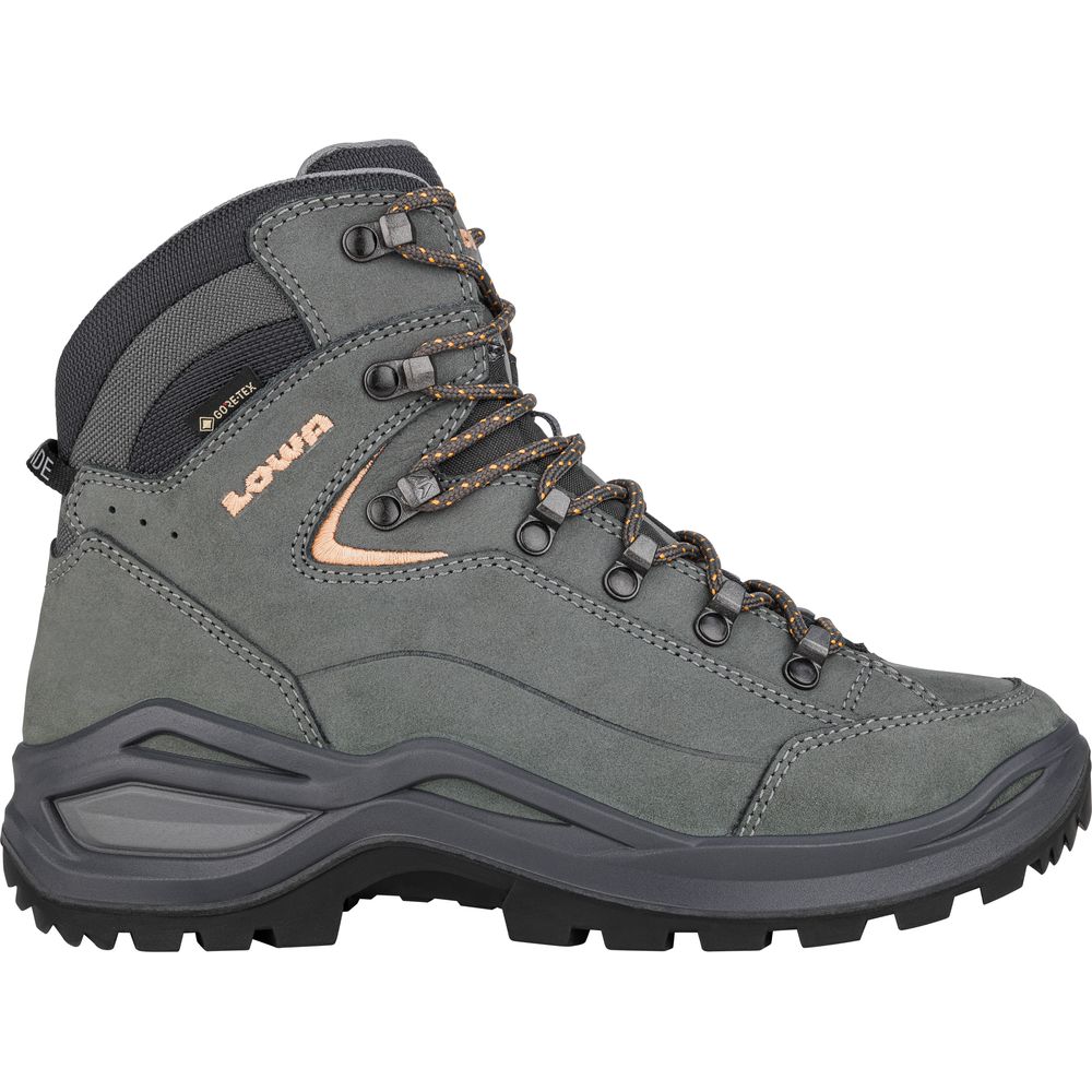 Lowa Renegade Evo GTX Mid WS Damen Wanderschuh graphit aprikose Produktbild 4