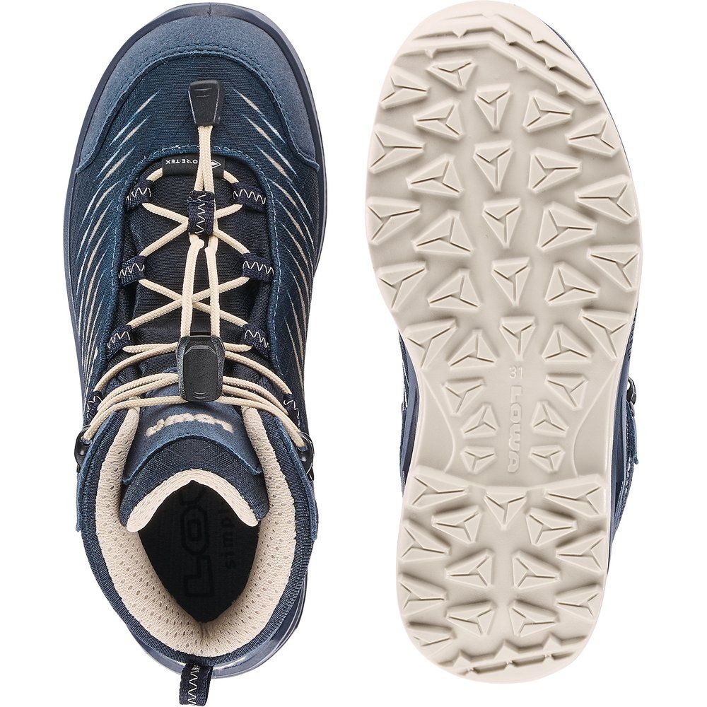 Lowa Zirrox II GTX Mid Jr Kinder Wanderschuh navy-dune Produktbild 2