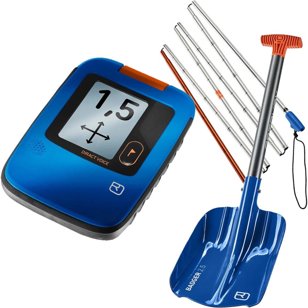 LVS Komplettset Ortovox Diract Voice + Badger Lawinenschaufel + Alu 240 Sonde Produktbild 0