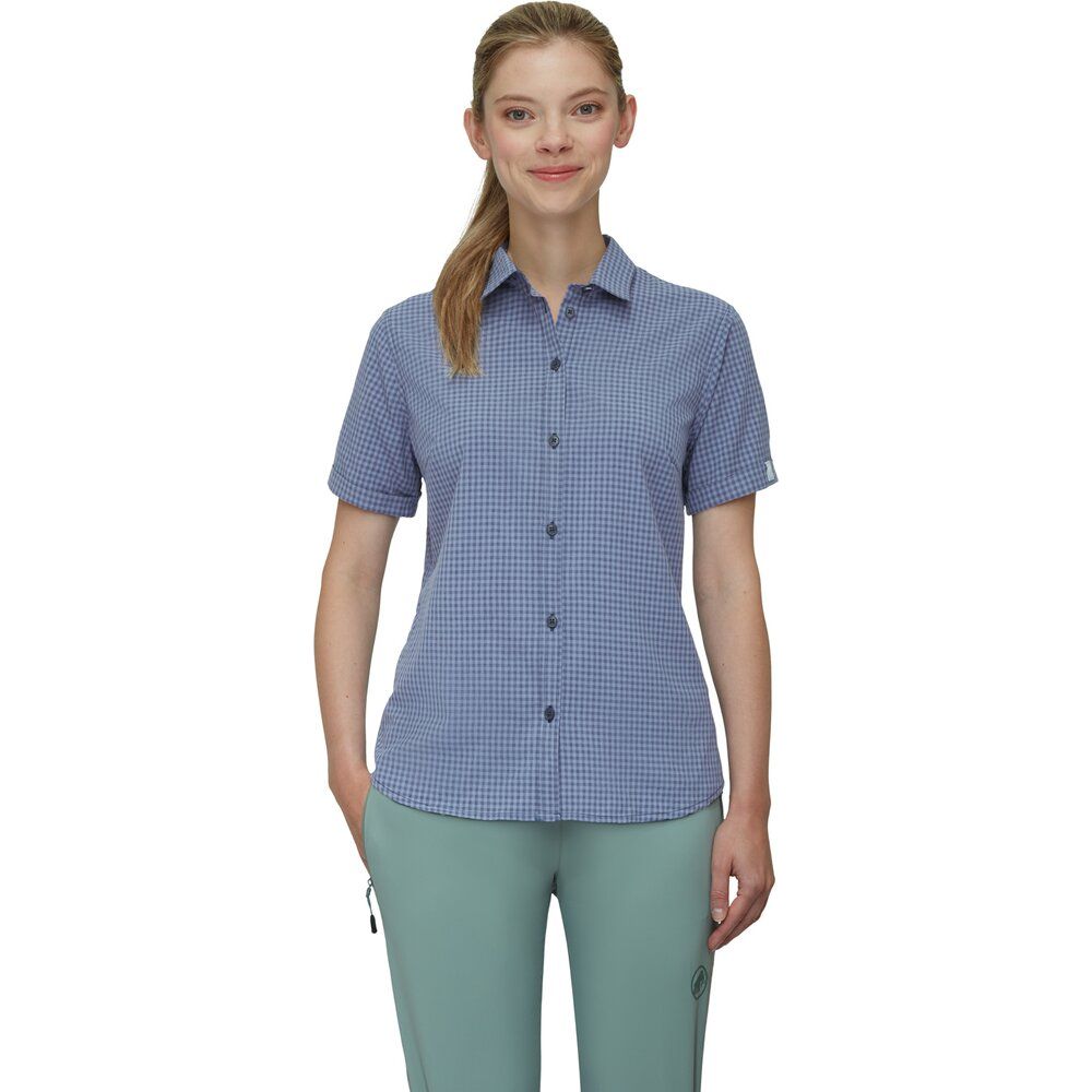 Mammut Aada Damen Kurzarmhemd marine light night Produktbild 1