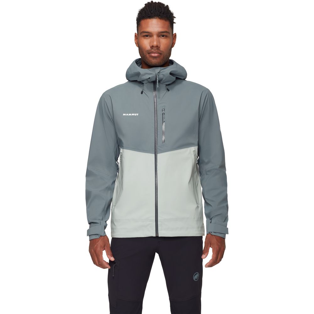 Mammut Alto Guide HS Hooded Herren Hardshelljacke silver sage strata Produktbild 1