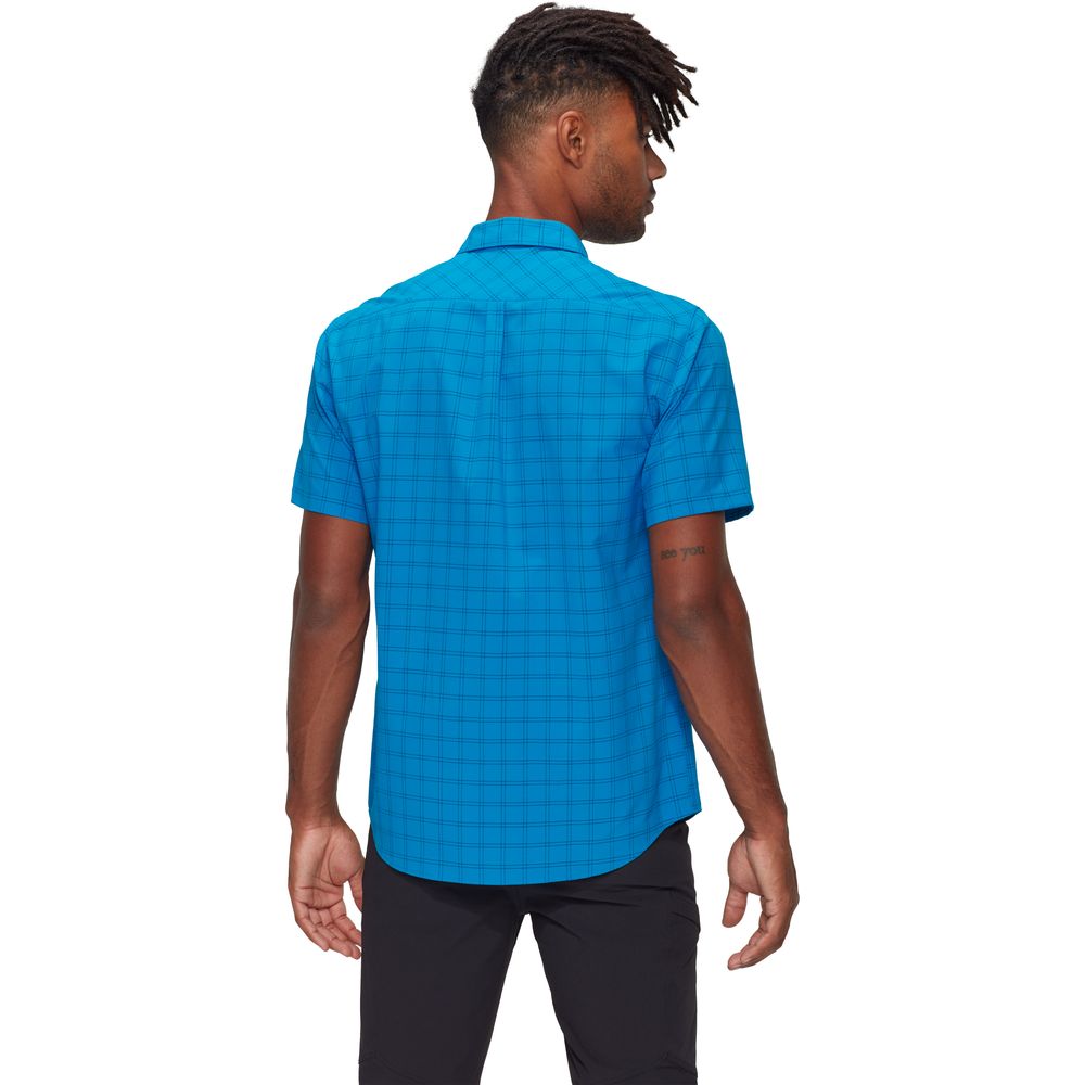 Mammut Lenni Herren Kurzarmhemd glacier blue marine Produktbild 2