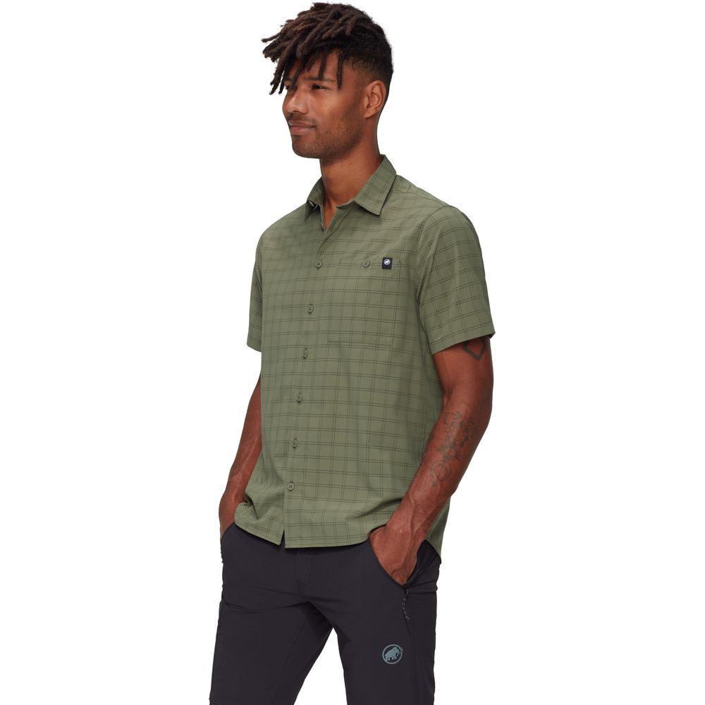 Mammut Lenni Herren Kurzarmhemd marsh dark marsh Produktbild 1