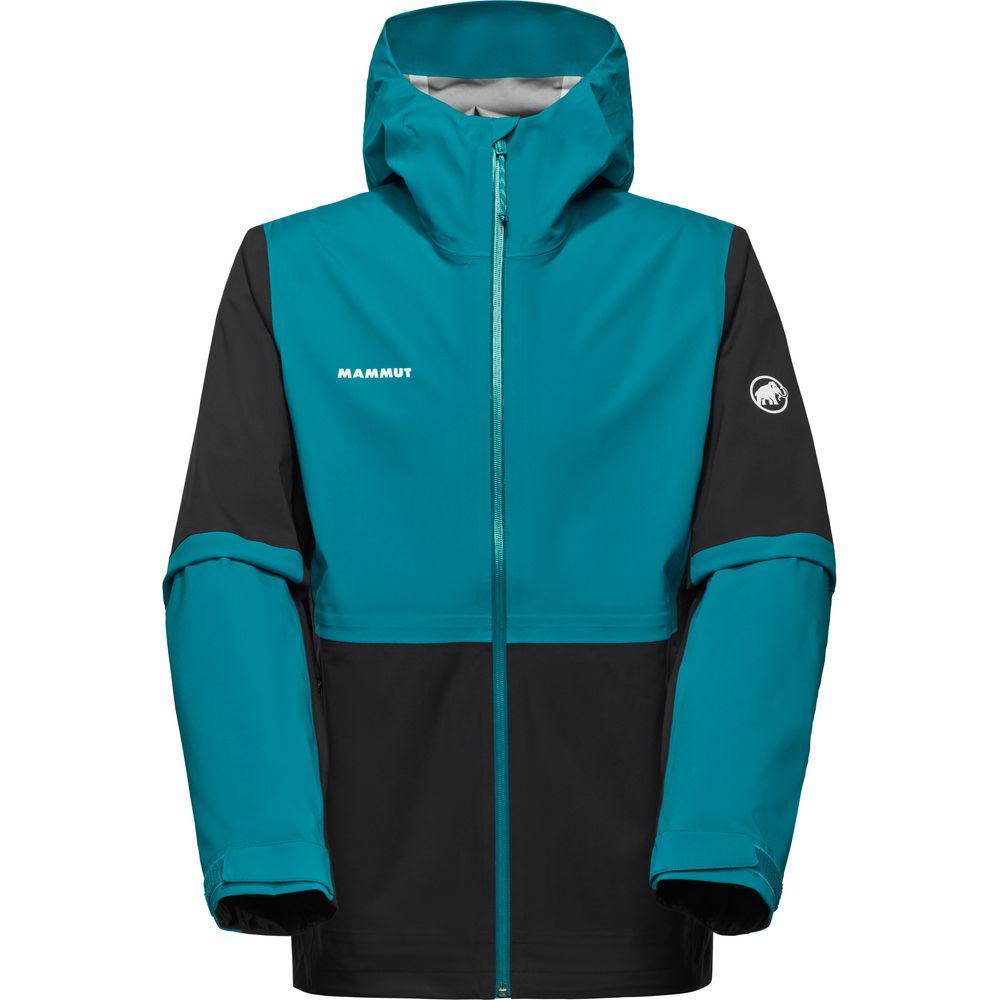 Mammut Linard Guide HS Hooded Jacket Herren Hardshelljacke black deep teal Produktbild 0