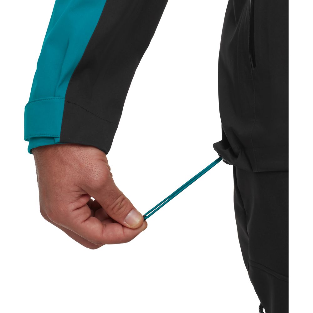 Mammut Linard Guide HS Hooded Jacket Herren Hardshelljacke black deep teal Produktbild 6