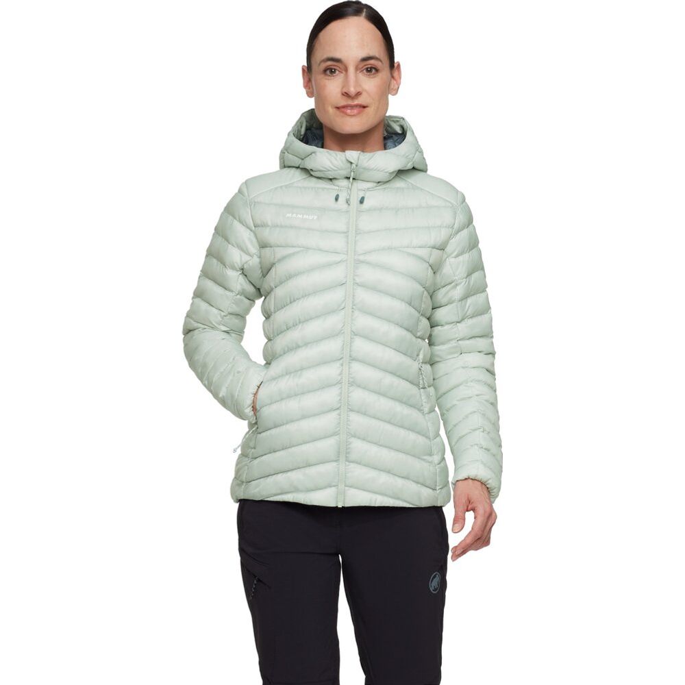 Mammut Lucendro IN Hooded Jacket Damen Isolationsjacke silver sage-strata Produktbild 1