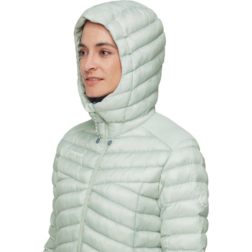 Mammut Lucendro IN Hooded Jacket Damen Isolationsjacke silver sage-strata Produktbild 4
