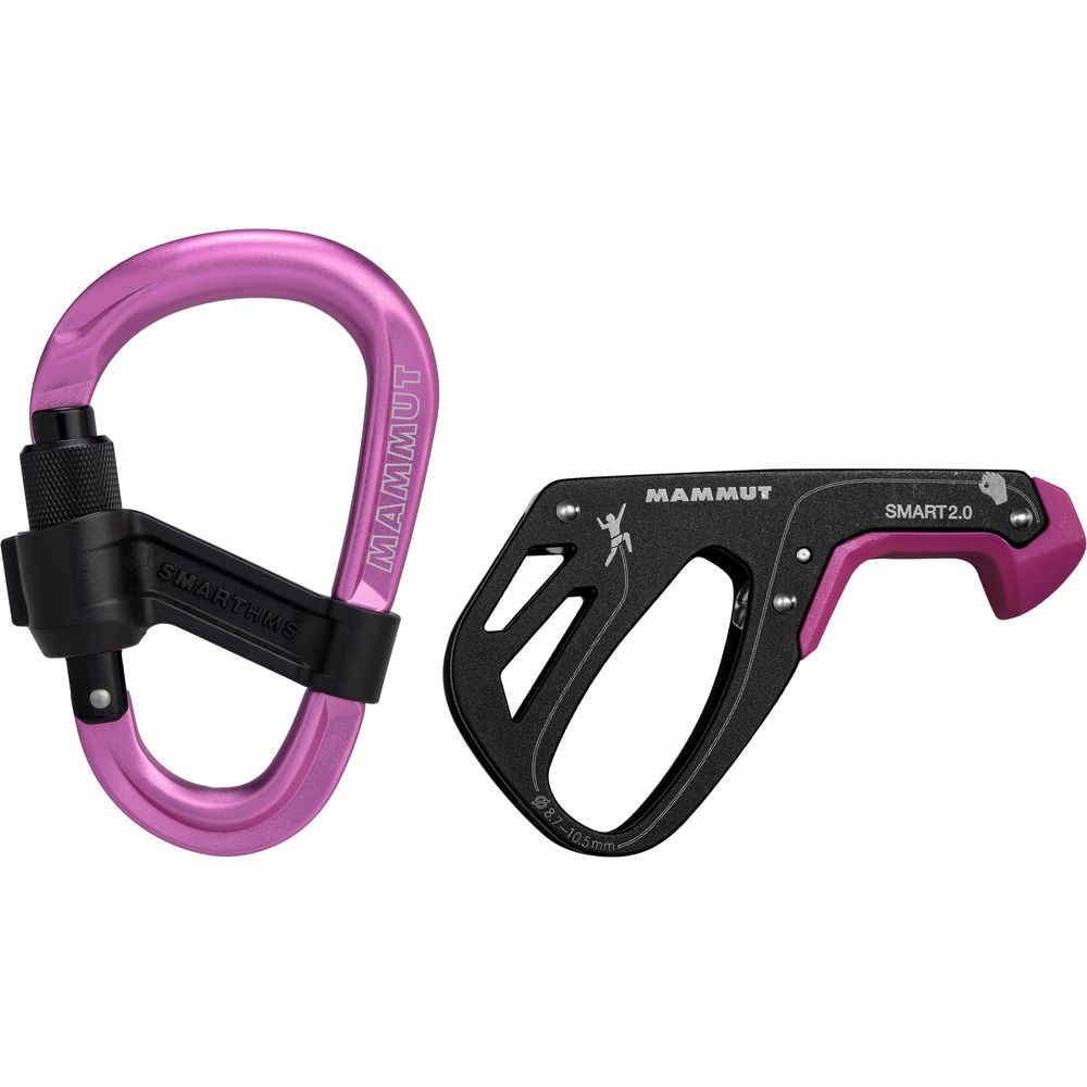 Mammut Smart 20 Belay Package Sicherungsgerät und Karabiner pink Produktbild 0