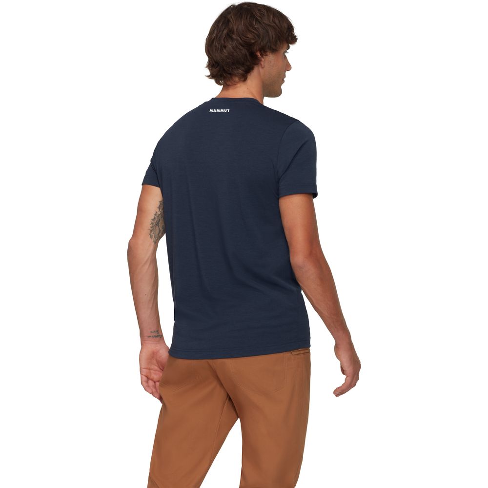 Mammut Trovat Logo Herren T-Shirt marine Produktbild 2