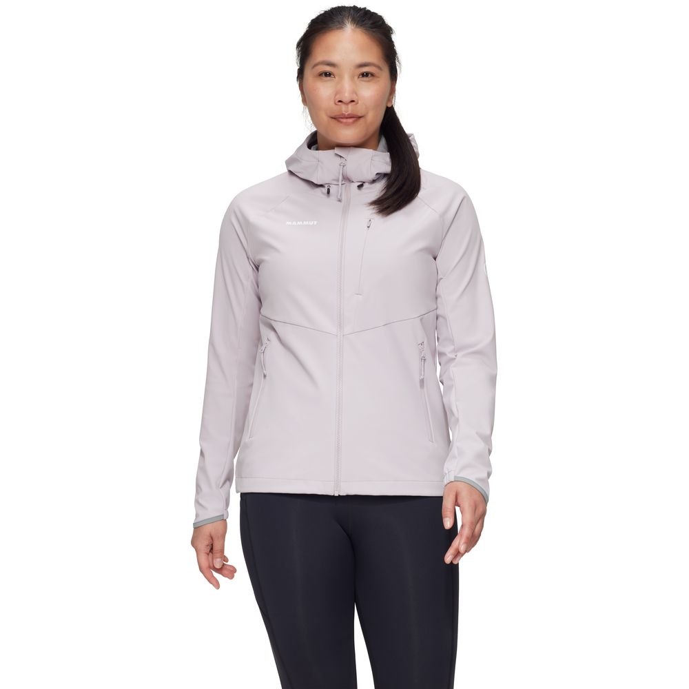 Mammut Ultimate Comfort SO Hooded Damen Softshelljacke alpine calamint Produktbild 1