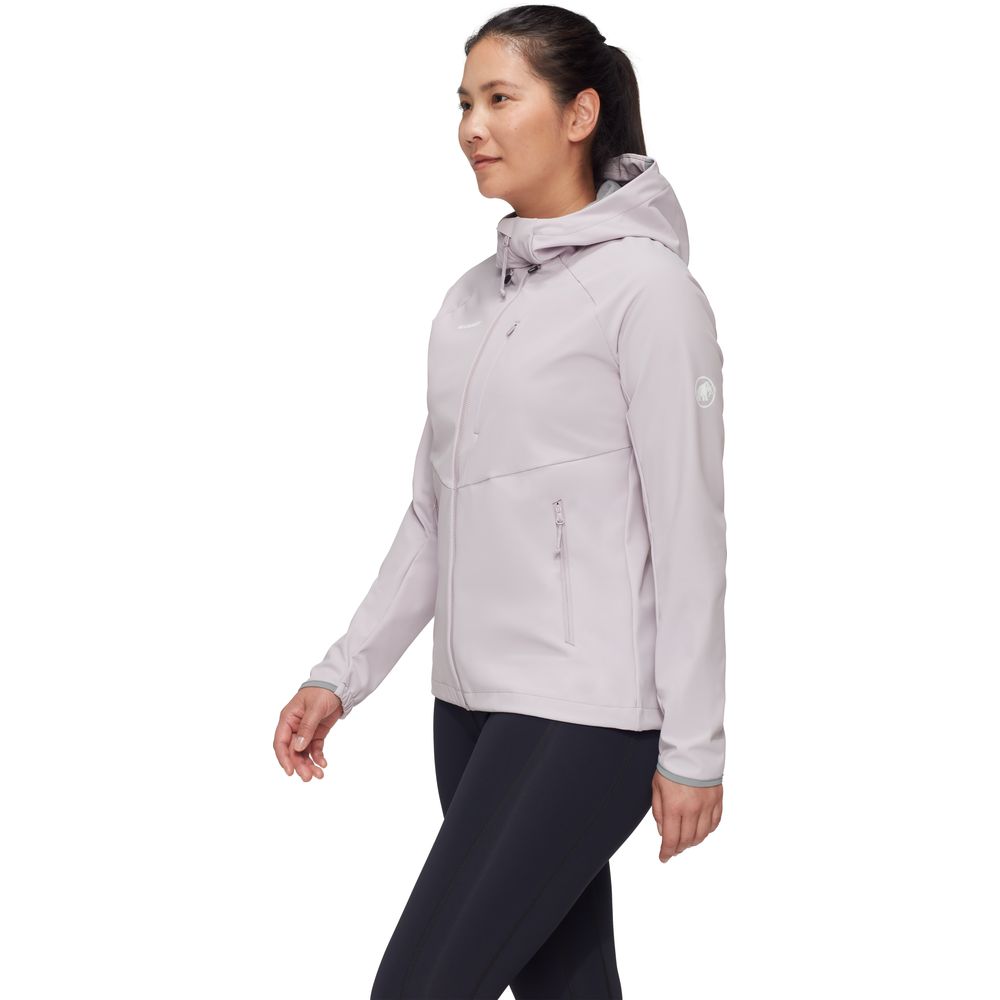 Mammut Ultimate Comfort SO Hooded Damen Softshelljacke alpine calamint Produktbild 2