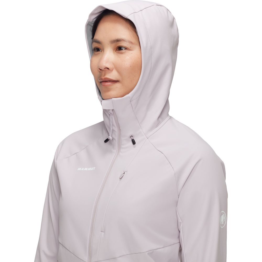 Mammut Ultimate Comfort SO Hooded Damen Softshelljacke alpine calamint Produktbild 8